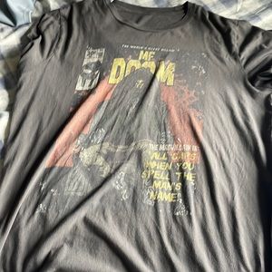 MF Doom All Caps cartoon graphic tee